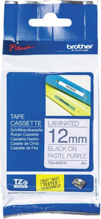 Labeltape pastel Brother TZe, TZ TZe-MQF31 Tapekleur: Pastellila Tekstkleur:Zwart 12 mm 4 m - afbeelding 6