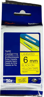 4 Verschillende ORIGINELE Brother Tze-tape 6 mm x 8 meter Super Sale - afbeelding 3