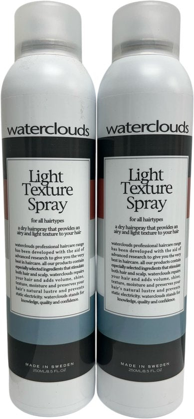 2 x Waterclouds Light Texture Spray á 250 ml - afbeelding 1