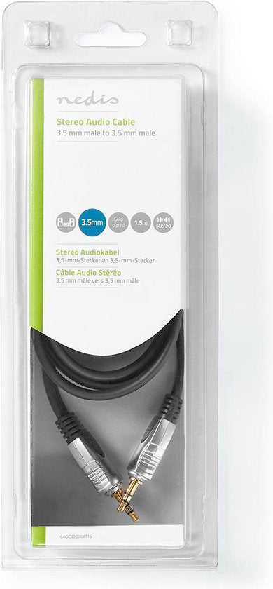 Nedis - Nedis Stereo-audiokabel 3,5 Male - 3,5 Male M - 30 Dagen Niet Goed Geld Terug - afbeelding 3