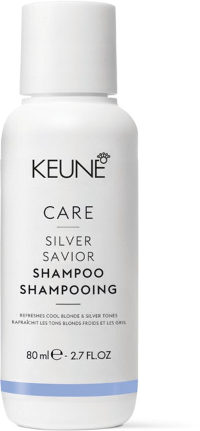 Keune - Care Silver Savior Shampoo - travel size - 80ml - Tegen gele gloed - afbeelding 1