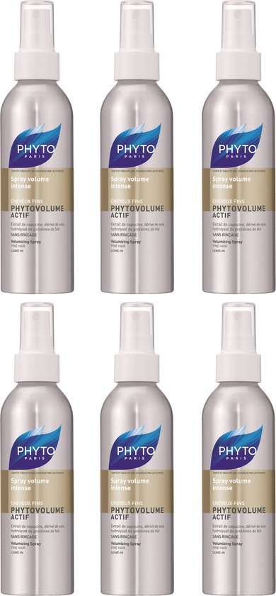 Phyto Paris Phytovolume Actif Volumizing Spray Fine Hair 50ml x 6 - afbeelding 1