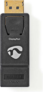 Nedis DisplayPort-Adapter - DisplayPort Male - HDMI Output - 4K@30Hz - Verguld - Recht - Rond - ABS - ABS - Antraciet - Doos - afbeelding 2