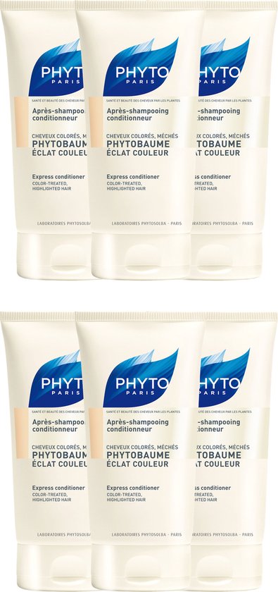 Phyto Paris Phytobaume Color Protect Express conditioner Color-Treated, Highlighted Hair 50ml x 6 - afbeelding 1