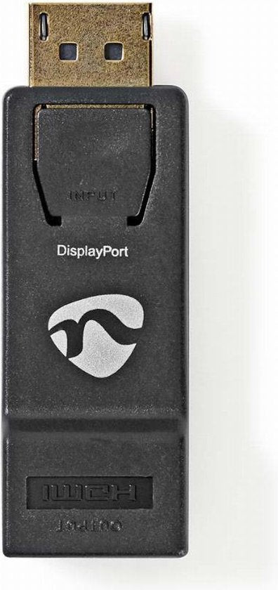 Nedis DisplayPort-Adapter - DisplayPort Male - HDMI Output - 4K@30Hz - Verguld - Recht - Rond - ABS - ABS - Antraciet - Doos - afbeelding 13