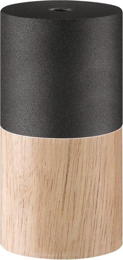 Home sweet home combi fitting rond E27 - / hout - 2e kans Zwart — EAN 8718808182010
