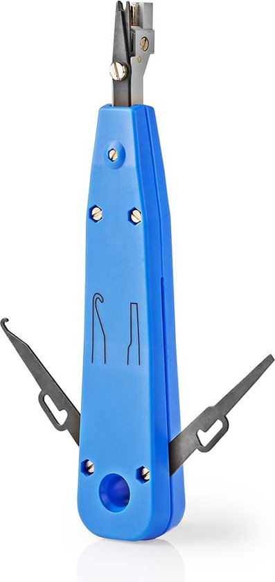 Nedis Pullers and Extractors - Geschikt voor: Alle Telecombedrading / LSA-Ponsgereedschap / LSA-Strips - Blauw - afbeelding 3