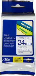 4x Originele Brother Tze tape 24mm x 8 Meter - afbeelding 5