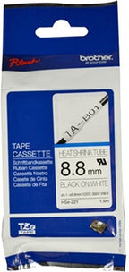 Brother HSe-221 Labeltape krimpkous Tapekleur: Wit Tekstkleur: Zwart 8.8 mm 1.5 m - afbeelding 7