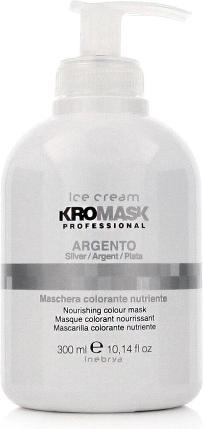 Color pigment mask Inebrya KroMask Silver 300 ml - afbeelding 2