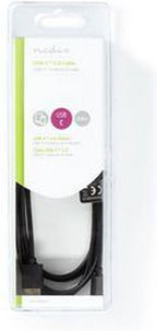 USB-Kabel - USB 2.0 - USB-A Male - USB-C Male - W - 480 Mbps - Vernikkeld - m - Rond - PVC - afbeelding 7
