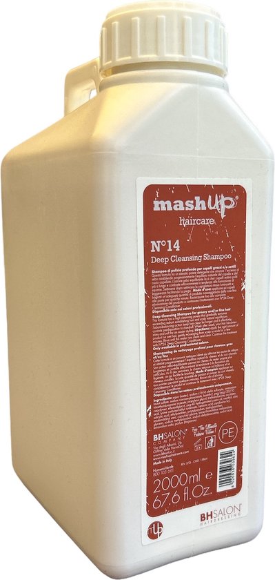mashUp haircare N° 14 Deep Cleansing Shampoo 2000ml inclusief pomp - afbeelding 1