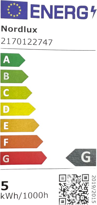 Nordlux 2080032747 LED-lamp Energielabel B (A++ - E) E27 Peer 5 W (Ø x l) 60 mm x 109 mm Dimbaar 1 stuk(s) - afbeelding 5