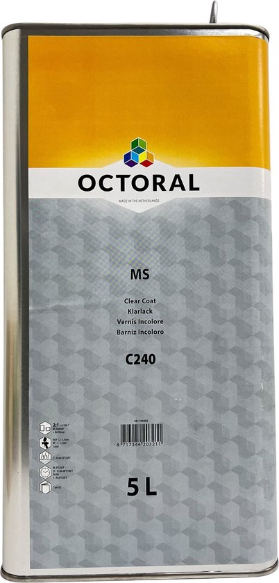 Valspar Octoral MS C240 Blanke Lak 5000ml - afbeelding 1