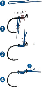 Easy2Hook - Vishaken - Zee - Knopen niet nodig - maat 1/0 - 12 doosjes/240 stuks - - afbeelding 2
