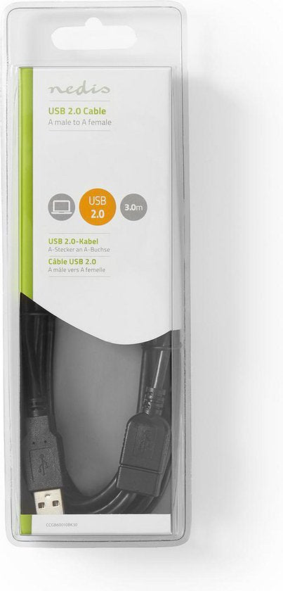 Nedis USB-kabel m USB 2.0 USB A - afbeelding 14