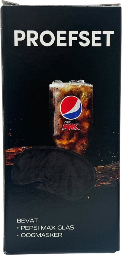 10 x Origineel Pepsiglas per Stuk Verpakt 250ml met Oogmasker SALE !!! - afbeelding 4