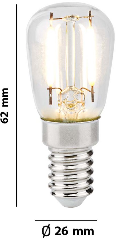 Nedis Koelkastlamp - LED - E14 - 2 W - T26 - afbeelding 5