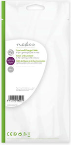 Nedis Lightning naar USB kabel - zwart - meter - afbeelding 15