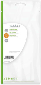 Nedis USB-kabel m USB 2.0 USB A - afbeelding 3
