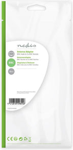 Nedis BNC-Adapter - BNC Male - 2x BNC Female - Vernikkeld - 50 Ohm - Splitter - Metaal - Zilver - 10 Stuks - Polybag - afbeelding 5