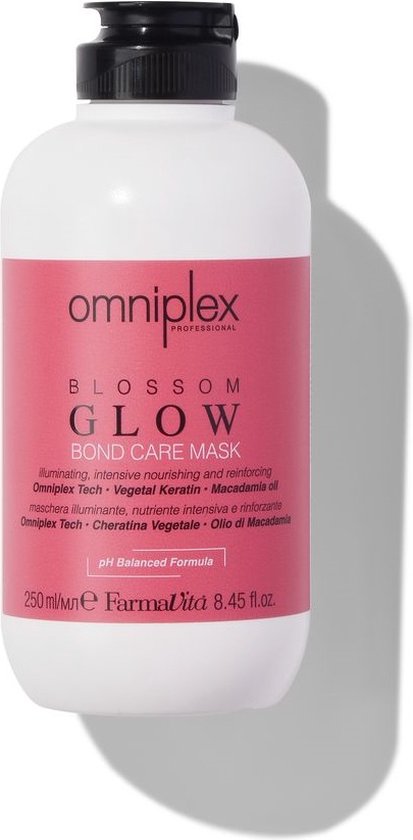 FarmaVita Omniplex Blossom Glow Bond Care Mask 250ml - afbeelding 3