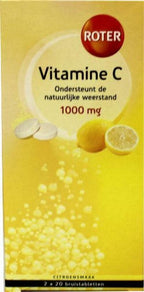 Roter Vitamine C 1000mg bruis - Hoge dosering vitamine C ter ondersteuning van je weerstand - 40 bruistabletten met citroensmaak - afbeelding 21