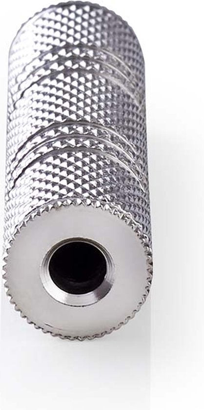 Nedis Stereo-Audioadapter - 3,5 mm Female - 3,5 mm Female - Vernikkeld - Recht - Metaal - Zilver - 1 Stuks - Doos - afbeelding 3
