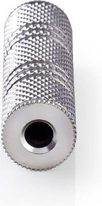 Nedis Stereo-Audioadapter - 3,5 mm Female - 3,5 mm Female - Vernikkeld - Recht - Metaal - Zilver - 1 Stuks - Doos - afbeelding 3
