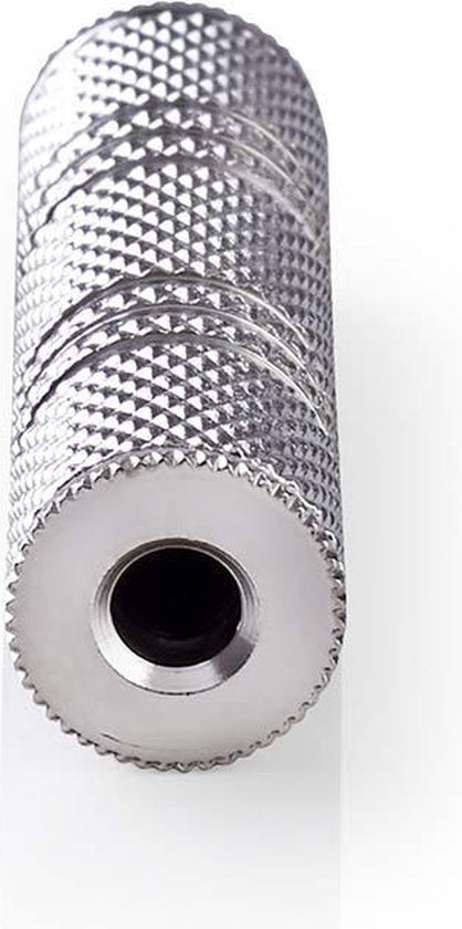 Nedis Stereo-Audioadapter - 3,5 mm Female - 3,5 mm Female - Vernikkeld - Recht - Metaal - Zilver - 10 Stuks - Polybag - afbeelding 3