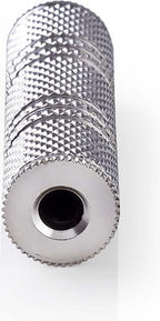 Nedis Stereo-Audioadapter - 3,5 mm Female - 3,5 mm Female - Vernikkeld - Recht - Metaal - Zilver - 10 Stuks - Polybag - afbeelding 3