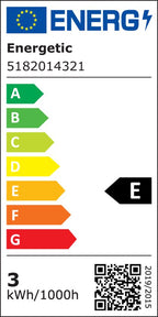 LED gloeilamp, E27, G45, 2,5W, 2700K, 250lm, glas wit - afbeelding 2