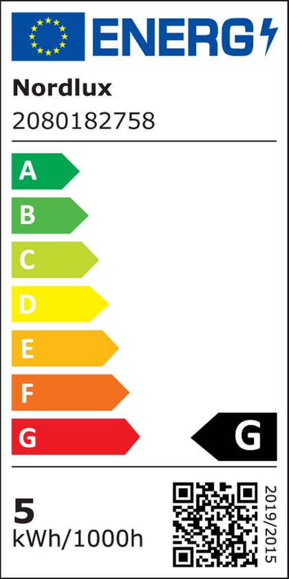 Nordlux 2080182758 LED-lamp Energielabel A (A++ - E) E27 Bol 5 W Goud (Ø x l) 95 mm x 140 mm Dimbaar 1 stuk(s) - afbeelding 2
