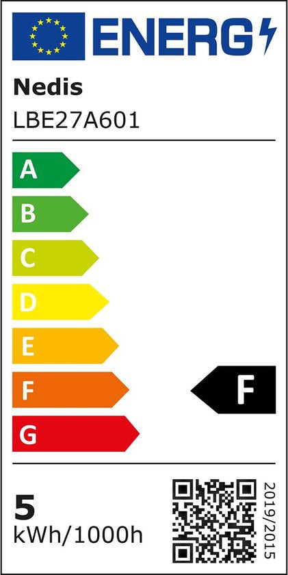 Nedis LED-Lamp E27 - A60 - 4.9 W - 470 lm - 2700 - Warm Wit - Retrostijl - Frosted - 1 Stuks - afbeelding 4