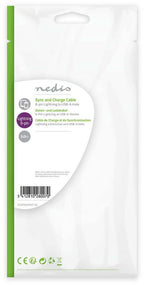Nedis Lightning naar USB kabel - zwart - meter - afbeelding 51