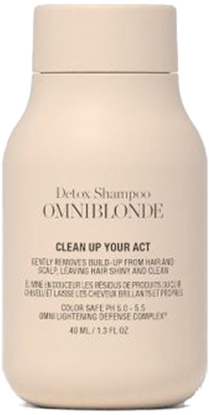 Omniblonde Clean Up Your Act Detox Shampoo 40 ml - afbeelding 1