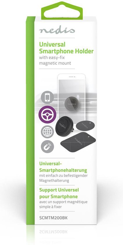 Nedis Smartphonehouder Auto - Luchtventilatie in de auto - Universeel - Telefoon met minimaal schermformaat: 4 " - Maximale schermgrootte: 6.0 " - Gefixeerd - afbeelding 8