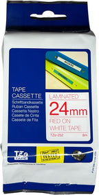4x Originele Brother Tze tape 24mm x 8 Meter - afbeelding 4