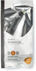 Nedis Mini DisplayPort-Kabel - DisplayPort 1.4 - Mini-DisplayPort Male - HDMI Output - 48 Gbps - Verguld - 0.20 m - Rond - PVC - Antraciet - Window Box - afbeelding 7