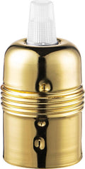 Home Sweet Home - E27 fItting - Goud - 4.8/4.8/5.8cm - Rond - voor E27 lamphouder gemaakt van metaal - geschikt voor E27 lichtbron - ENEC gekeurd - - afbeelding 1