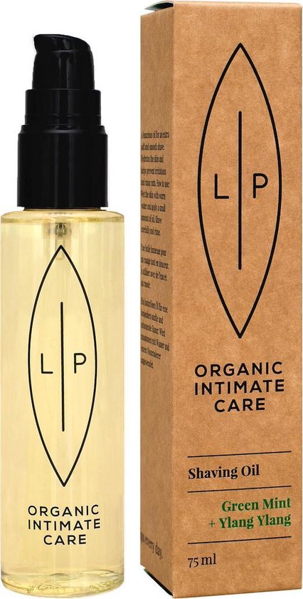 Lip Intimate Care - Shaving Oil - Green mint + Ylang Ylang - 100% Natuurlijk - Vegan - 75 ml - afbeelding 1