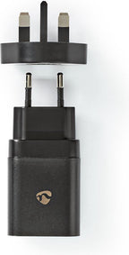 Nedis Oplader - 18 W - / / A - Outputs: 1 - USB-C™ - Automatische Voltage Selectie - afbeelding 3