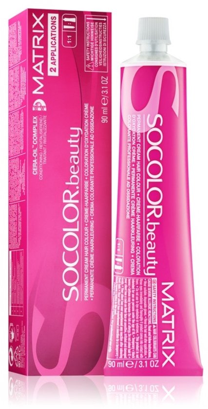 Matrix - Socolor Beauty Permanent Cream Hair Colour Hair Dye 5A Light Brown Ash 90Ml - afbeelding 1