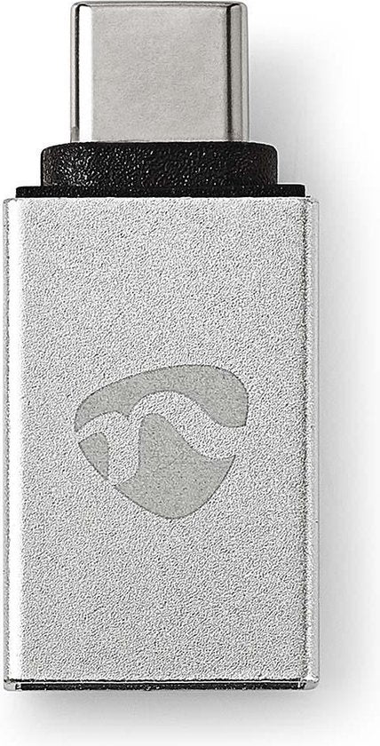 Nedis USB-C Adapter - USB 3.2 Gen 1 - USB-C Male - USB-A Female - 5 Gbps - Rond - Vernikkeld - Zilver - Cover Window Box - afbeelding 11