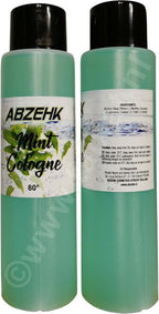 Abzehk Cologne Mint, inhoud 250ml + navulbare spray met trechter (beide Aluminium) - afbeelding 3