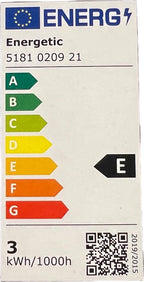 Energetic - LED Bulb A60 - 2,1W - E27 - Milky - afbeelding 3