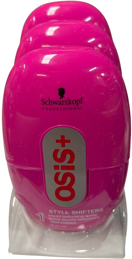 3x Schwarzkopf Osis+ Style Shifters 1 Liquid Texturising Spray 75ml - afbeelding 3