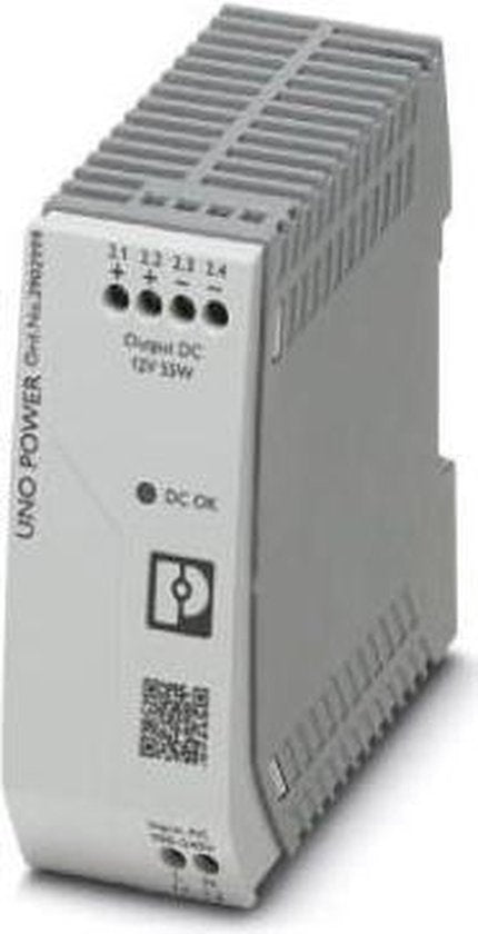 Phoenix Contact UNO-PS/1AC/12DC/55W DIN-rail netvoeding 12 V/DC 4.6 A 55 W 1 x - afbeelding 3