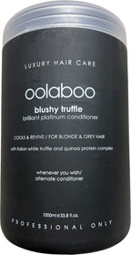 Oolaboo Blushy Truffle 1000 ml Conditioner voor Blond & Grey Hair met pomp - afbeelding 1