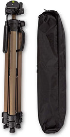 Statief - Maximaal draagvermogen: 4.5 kg - Minimale werkhoogte: 60.0 cm - Maximale werkhoogte: 156.0 cm - 3 Segmenten - Pan & Tilt - Inclusief reistas - Zelfnivellerende voeten - ABS / Aluminium - afbeelding 9